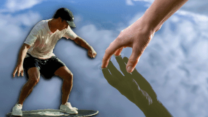Adrien Raza Skimboarding Mirror Clouds Salar De Uyuni